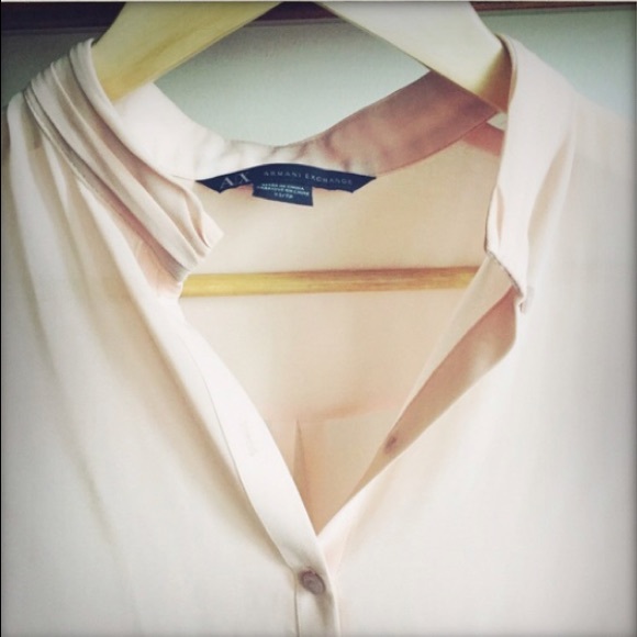 Armani Exchange Pale Pink Blouse - Picture 2 of 2